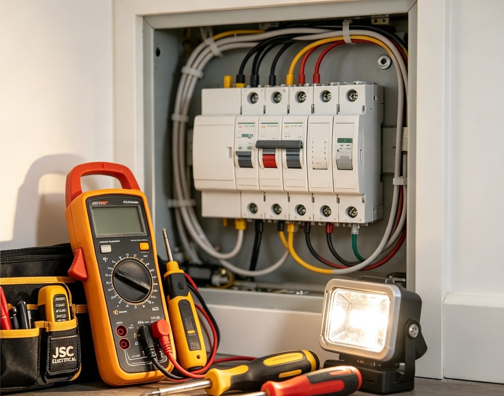 Electrical fault finding tools and consumer unit testing by JSC Electrical